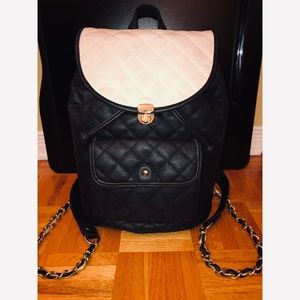 Faux Leather Mini Backpack
